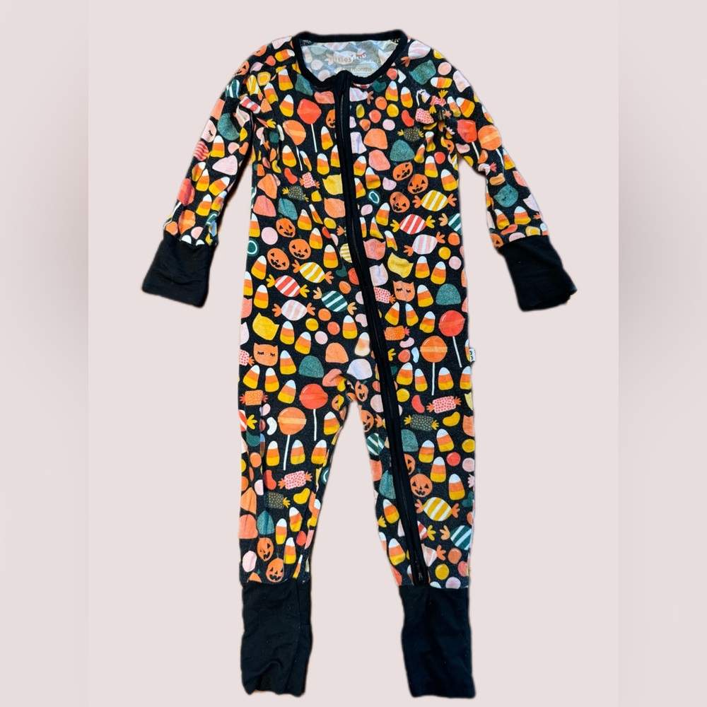 Little Sleepies spooky sweets 6-12 months onesie